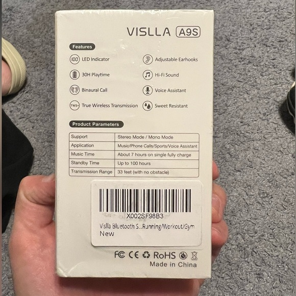 Vislla A9S True Wireless Headphones - Picture 2 of 2